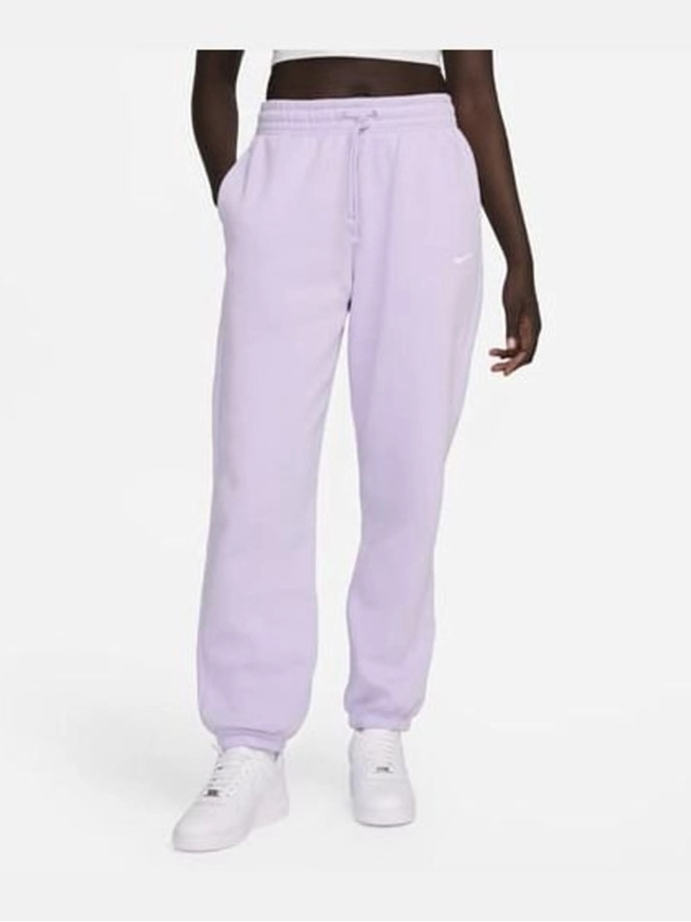 Womens Nike high waisted, oversized fleece Sweatpants - size M
